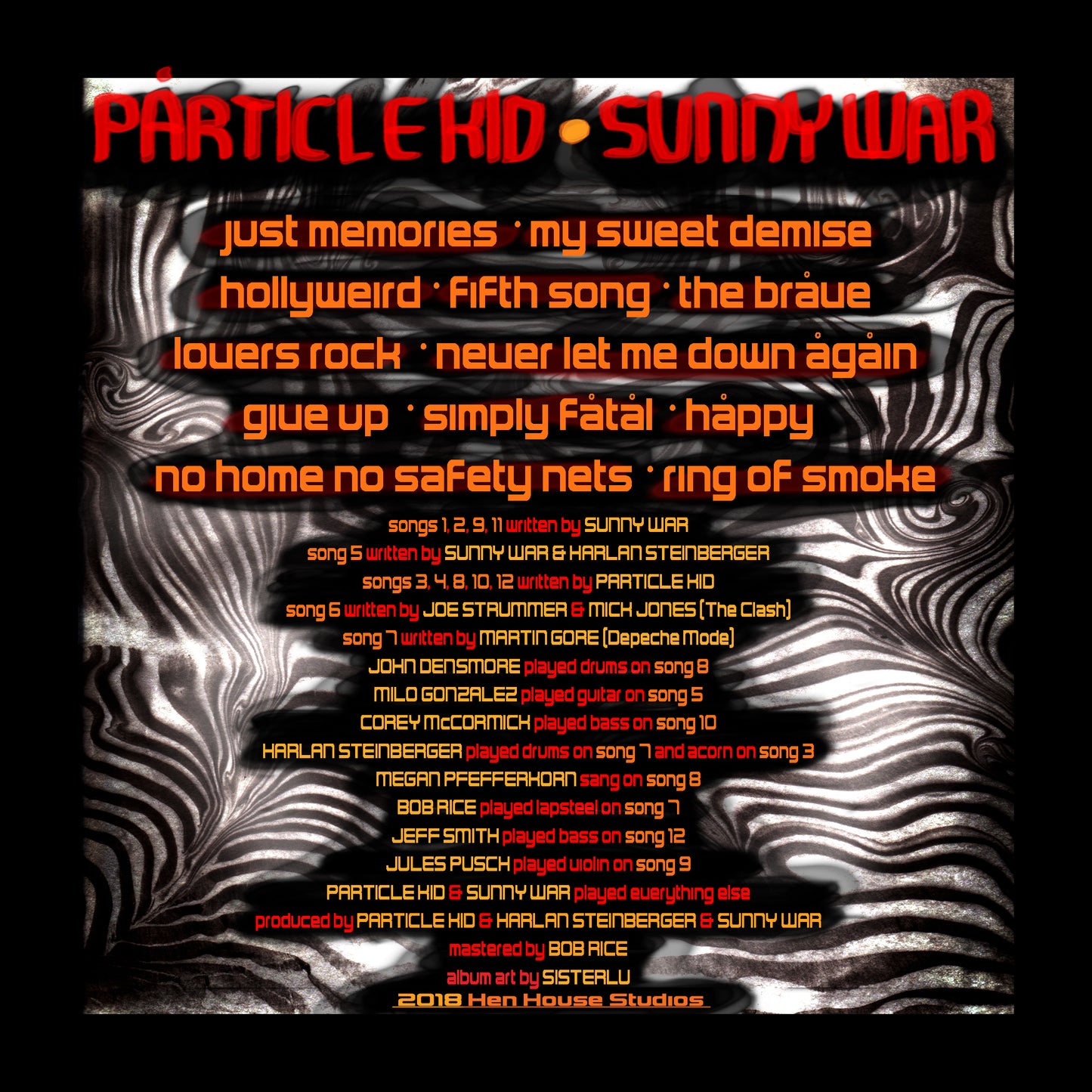 Sunny War, Particle Kid - Particle War CD
